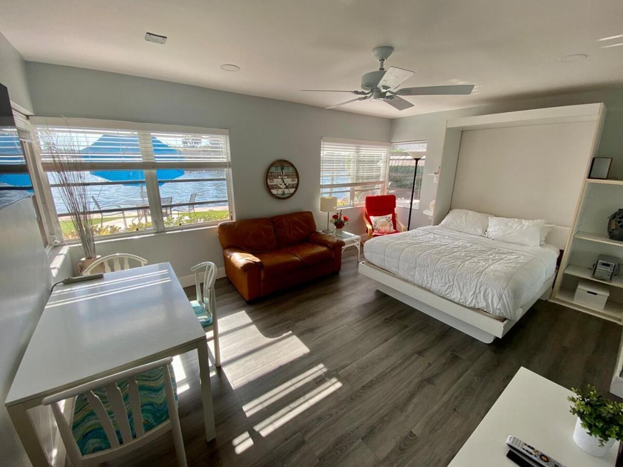 Villa Studio Intracoastal Views! 5 Min Walk To The Beach à Pompano Beach Extérieur photo